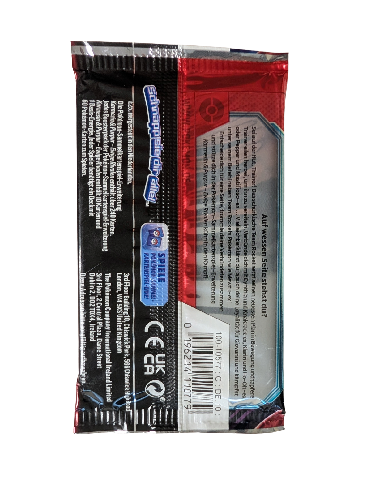 Pokemon Tcg - Ewige Rivalen Booster Pack (DE)