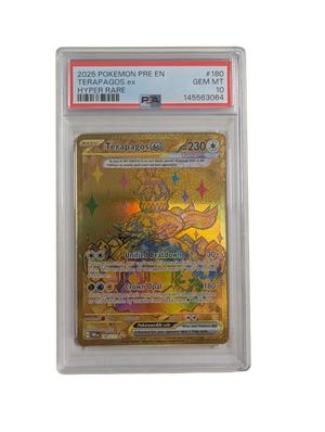 Pokemon Terapagos ex Prismatic Evolutions Special Illustration Rare MythicLootLab