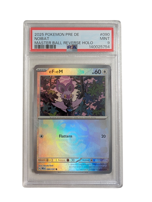 Pokemon eF-eM Master Ball Reverse Holo PSA 9 MythicLootLab
